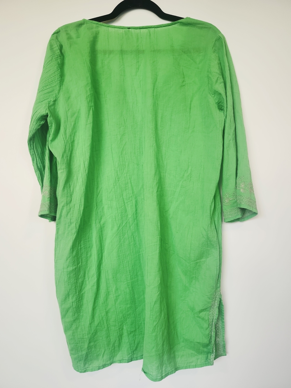 Old Navy Lime Green Embroidered V-Neck Tunic - Picture 7 of 7